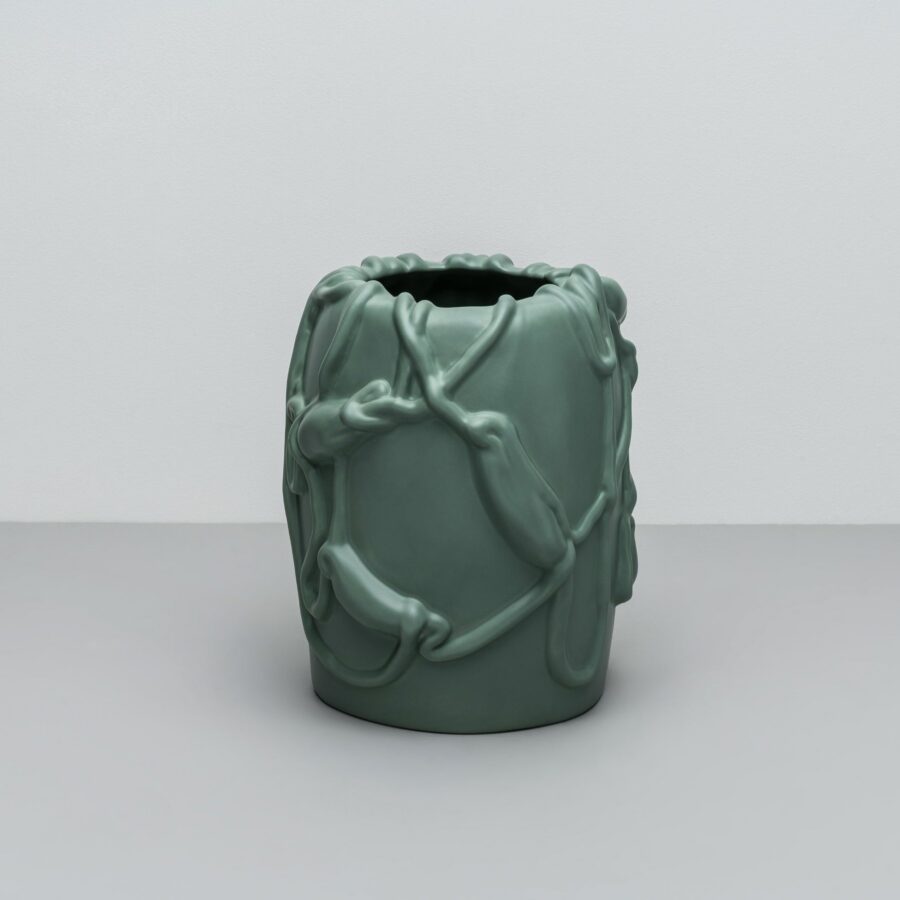 Seagrass Molten Edge Statement Vase