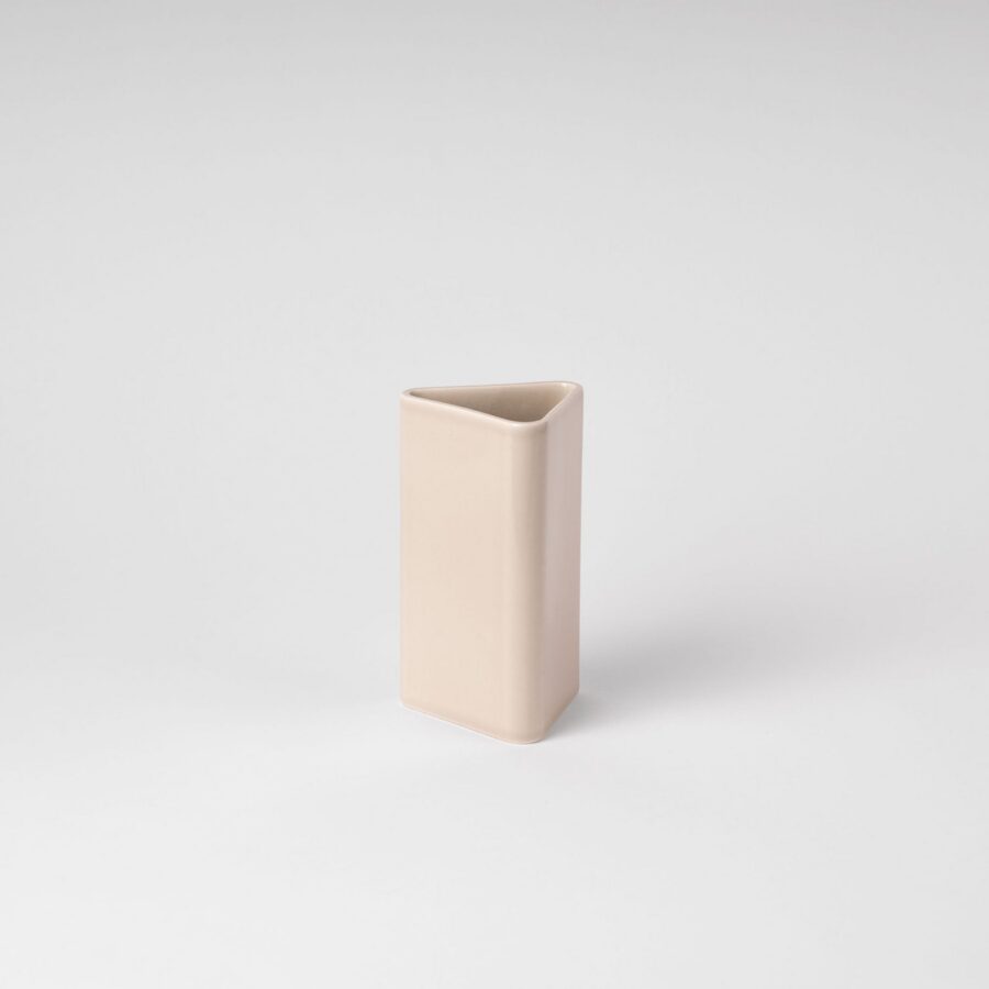 Concrete Grey Geometric Mini Vase