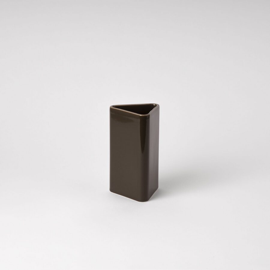 Wetland Green Geometric Mini Vase