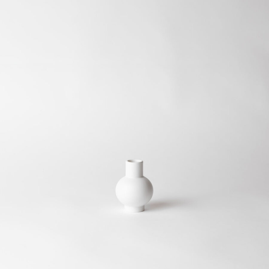 Vaporous Grey Mini Globe Bud Vase