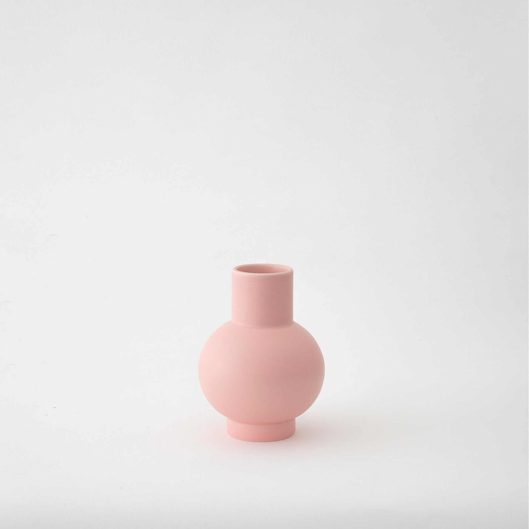 Coral Blush Small Globe Bottle Vase