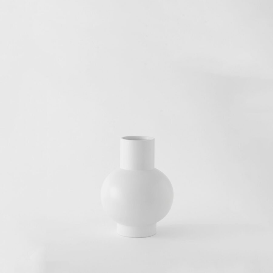 Vaporous Grey Small Globe Bottle Vase
